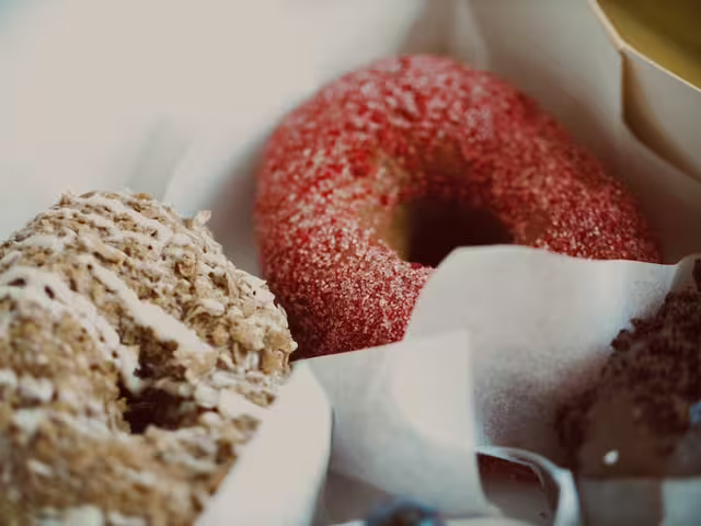 Donuts im Karton